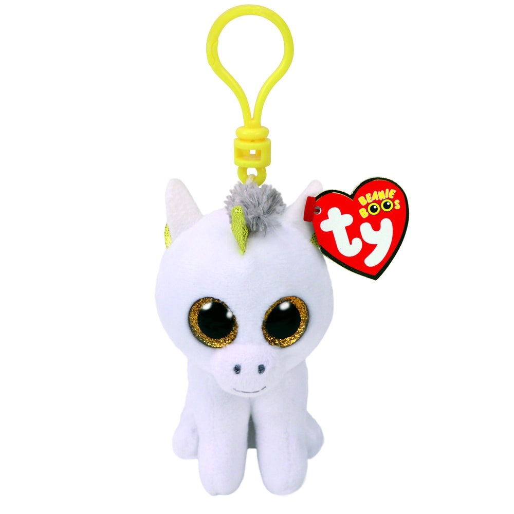 Ty Beanie Big Eyes Soft Plush Toy Unicorn school bag pendant keychain Child Gift